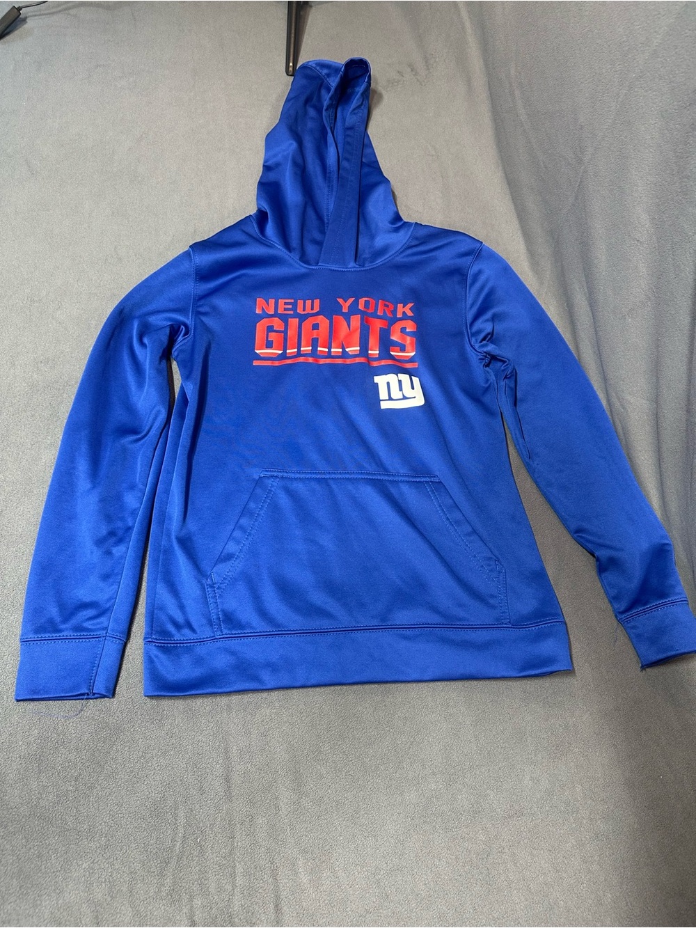NFL Royal Blue New York Giants Hoodie with Red and White Logo